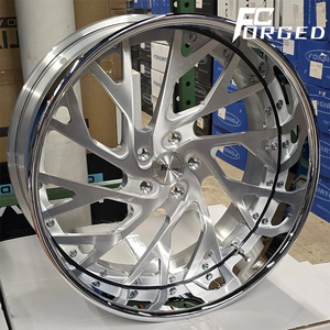 Jantes en alliage forgé sur mesure 2 pièces, concaves profondes, 17-26 pouces, 5x114.3 5x112 pour Corvette C8 Stingray Z51 C7 Z06 Audi R8 - Product Image 1