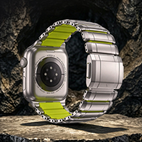 Bande magnétique en alliage de zinc de qualité supérieure pour Apple Watch |   Bracelet de remplacement élégant en métal avec fermeture magnétique