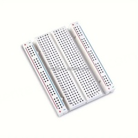 Kit de breadboard sans soudure - 830/400/170 points MB-102, adapté pour la conception et le prototypage de circuits Arduino, ESP32, STM32