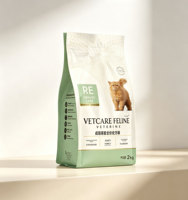 Sachet Doypack Personnalisé avec Logo, Fond Plat, Fermeture Éclair, Qualité Alimentaire, Étanche, pour Emballage de Nourriture Naturelle pour Chiens et Friandises pour Animaux de Compagnie – Vente en Gros