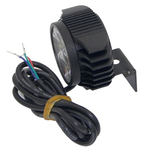 Luz Delantera LED de 12W para Bicicleta Eléctrica, 2 en 1, Impermeable, con Bocina, Faro Delantero para Bicicleta Eléctrica, Alimentado por Batería de 12-80V - Product Image 1