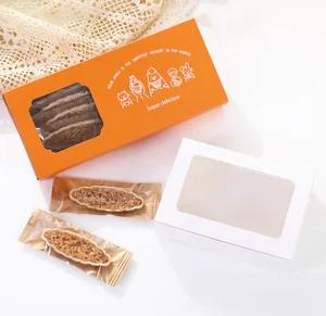 Individuell bedruckte einweg-Verpackungsboxen aus Karton in Lebensmittelqualität für Süßigkeiten und Nüsse