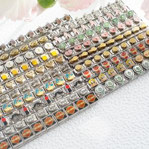 Nouvelle série de bracelets modulaires style italien : Chaîne d'assemblage personnalisable pour un look festif et une touche de personnalité – Accessoire de mode - Product Image 4