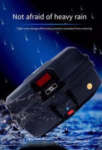 Caja de Entrega de Alimentos de Primera Calidad, 45L, Impermeable, Material PP, Caja de Equipaje Única <span class=keywords><strong>para</strong></span> Motocicleta <span class=keywords><strong>con</strong></span> Luces <span class=keywords><strong>LED</strong></span> - Product Image 6