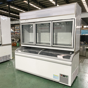 Congelador Refrigerador para Niños y Madres, Exhibidor de Bebidas, Verduras, Frutas y Alimentos Congelados, Dos Piezas, Ensamblado - Product Image 3