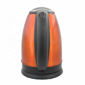 Orange <b>Kettle</b> Stainless Steel Body High Quality 1.8L Cordless Boil-Dry Hotel Use Automatic Shut-off - Product Image 5