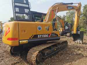 SANY SY155C original a utilisé l'excavatrice SY 155 mini excavatrice de 15 tonnes à vendre - Product Image 3