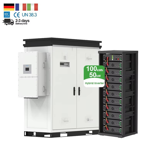 100kWH 50KW LiFePO4 off Grid Commercial Industrial Energy Storage Cabinet Solar Power Generation System China