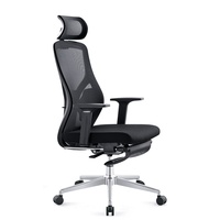 Fauteuil de bureau inclinable JOHOOFURNITURE avec appui-tête, vente en gros, Cadeira De Escritorio pour bureau à domicile, coussin épais confortable