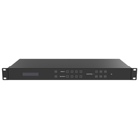Convertisseur de répartiteur vidéo matriciel HD sans couture de haute qualité 1920x1200 60Hz 4x4 Mode d'épissage 4 entrées 4 sorties Web/APP/RS232/LAN/RS232