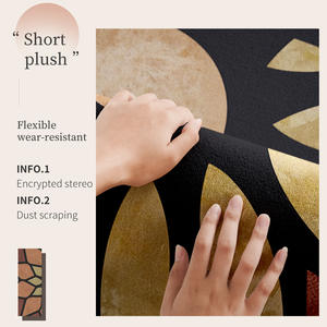 Paillasson demi-cercle en polyester antidérapant pour extérieur - Product Image 3