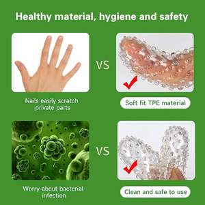 2 Stück <span class=keywords><strong>Finger</strong></span> Ärmel Vagina Klitoris Nippel G-Punkt Stimulator Anal Expander Wieder verwendbares Sex <span class=keywords><strong>Massage</strong></span> gerät Modell QY-SJT108 OEM/DEM Marke - Product Image 2