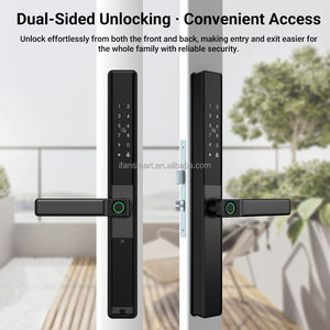 IP67ล็อคอัจฉริยะกันน้ำประตูอลูมิเนียมสะพานหักแบบบางพร้อมแผงควบคุมคู่เพิ่มความปลอดภัย - Product Image 4