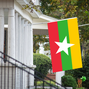 Tùy chỉnh in một mặt 3X5FT cờ Myanmar, tùy chỉnh cho tất cả các biểu ngữ quốc gia và cờ hiển thị. - Product Image 4