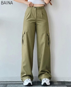 Pantaloni <span class=keywords><strong>donna</strong></span> pantaloni Casual <span class=keywords><strong>donna</strong></span> pantaloni <span class=keywords><strong>donna</strong></span> pantaloni a vita alta con tasca - Product Image 3