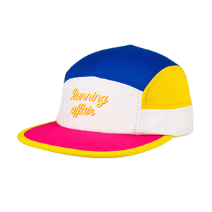 Logotipo personalizado 5 Panel Running Hat <span class=keywords><strong>EVA</strong></span> Flat Bill Camping Cap UPF Transpirable Running Cap Ligero Running Hat con parche <span class=keywords><strong>de</strong></span> <span class=keywords><strong>goma</strong></span> - Product Image 1