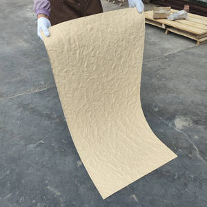 Panneaux de <span class=keywords><strong>briques</strong></span> naturelles flexibles 3D Placage de pierre tendre Revêtement mural extérieur Panneau de pierre tendre extérieur Panneau de pierre travertin - Product Image 4