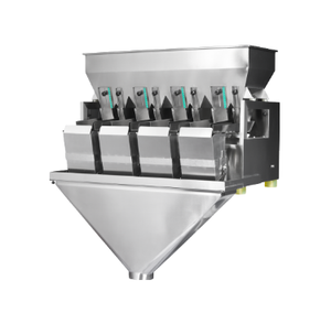 Pesadora lineal <span class=keywords><strong>de</strong></span> 4 cabezales para granos <span class=keywords><strong>de</strong></span> arroz y frijoles, tolva grande para máquina <span class=keywords><strong>de</strong></span> llenado y envasado <span class=keywords><strong>de</strong></span> granos <span class=keywords><strong>de</strong></span> gran peso - Product Image 1