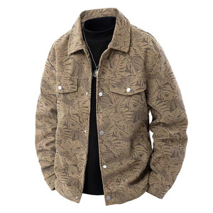 Giacca Bomber a Maniche Lunghe Primaverile e Autunnale per Uomo, Abbigliamento Casual in Poliestere per Giovani e Mezza Età - Product Image 1