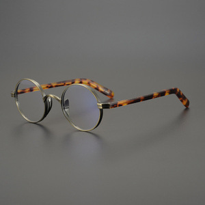 Gafas con montura de alta calidad, lentes ópticas antiluz azul de acetato - Product Image 4