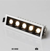Nouvel arrivage Module Réglable Cadre Tête Mobile Spot Piste Lumière Linéaire Intérieur 2 5 6 8 10 20 W Led Downlight