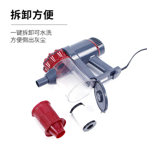 Beautiful Light Handheld Vacuum Cleaner 600W Powerful Suction Lightweight With Electric Brush Head For Dust Removal - Product Image 1