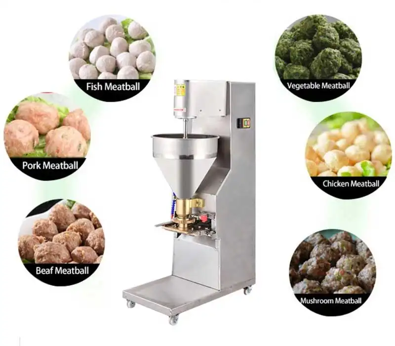 High Speed Electric Meatball Machine Maker Automatic Meatball Making Machine Fishball Shrimp Ball Meat Ball Forming Machine