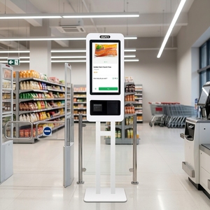Payment Kiosks Touch Screen Kiosk 21.5/27 Inch Wall-mounted Self Order Terminal Kiosk Self Service for Menu Screen - Product Image 1