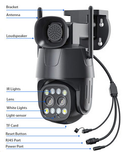 CCTV vigilancia inteligentes auto tracking wifi IP 360 PTZ 1080P HD camaras de <span class=keywords><strong>seguridad</strong></span> exterior - Product Image 2