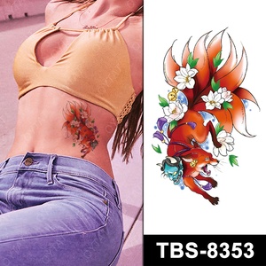 Qytatuajes de alta calidad <span class=keywords><strong>para</strong></span> mujeres y niñas, <span class=keywords><strong>tatuaje</strong></span> de vientre Sexy temporal, transferencia de agua, realista - Product Image 3