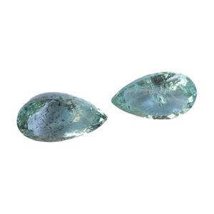 Piedra preciosa suelta de musgo aguamarina natural con inclusión negra cortada en todas las formas, tamaños, piedras preciosas sueltas para la fabricación de joyas al por mayor - Product Image 3