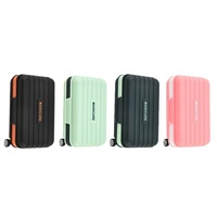 Trousse de manucure portable en métal, 12 pièces, grande taille, avec outils de coupe-ongles et pinces à ongles