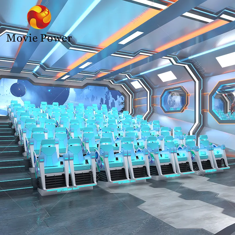 Ide Baru untuk Bioskop Bisnis Kecil 7d Kursi Virtual Reality 9d untuk Mal Belanja