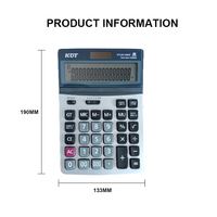 16 chiffres Calculatrice Double Puissance Kt-9V-16Ch Relecture Automatique Convertisseur De Devises Calculateur De Marque Calculatrice