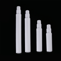 2ml 3ml 4ml 5ml Vide Snap Mini Blanc Mince Flacons de Pulvérisation Rechargeables Petits Flacons Échantillon de Bouteille de Parfum en Plastique