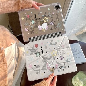 เคสไอแพดลายการ์ตูนน่ารักโน้ตสตาร์ เคที แคท วาย-โฟลด์สำหรับไอแพด มินิ 6 เจนเนอเรชั่น 10 โปร 11 นิ้วแท็บเล็ตแอปเปิล - Product Image 1