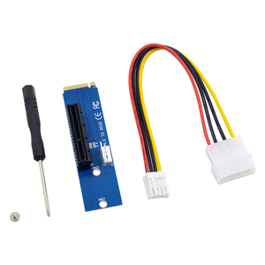 Kinggard Hot Sell NGFF M2 M.2 ke PCI-E 4x 1x Slot Riser Card Adapter Male to Female Multiplier - Product Image 1