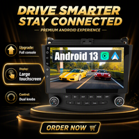 Autoradio Android pour Accord 7ème génération 2003-2007 avec CarPlay, GPS, caméra de recul, écran tactile et système stéréo pour tableau de bord