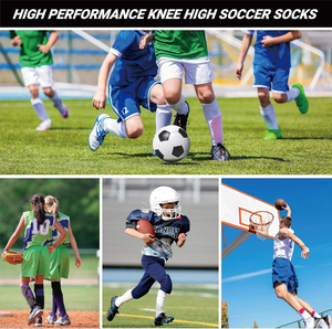 Chaussettes <span class=keywords><strong>de</strong></span> football confortables, hautes, <span class=keywords><strong>de</strong></span> compression, pour le sport, le rugby, chaussettes longues <span class=keywords><strong>de</strong></span> football, chaussettes à effet froncé - Product Image 5
