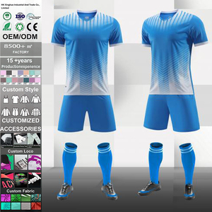 Ensemble de maillots de football personnalisés WOJIEER, respirant, 100% polyester, séchage rapide, sans manches, maillot de football de haute qualité, uniforme de football pour - Product Image 1