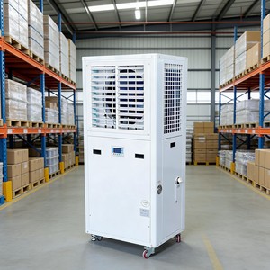 Unité de climatisation industrielle compacte sur pied 7HP à ventilateur unique avec lamelles, équipement de refroidissement <span class=keywords><strong>local</strong></span> pour usine, R-410A - Product Image 1