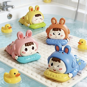 <span class=keywords><strong>Jouet</strong></span> à remonter pour bébé rampant avec oreilles de lapin, <span class=keywords><strong>jouet</strong></span> éducatif précoce pour le temps sur le ventre, compagnon de jeu pour nourrissons, cadeau pour tout-petit - Product Image 5