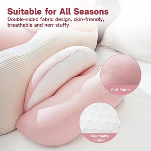 <span class=keywords><strong>Almohada</strong></span> de <span class=keywords><strong>Embarazo</strong></span> Ajustable de Espuma Viscoelástica con Funda Extraíble Antibacteriana, Tamaño Mini Portátil para Apoyo de Cuello Durante el <span class=keywords><strong>Embarazo</strong></span> - Product Image 4