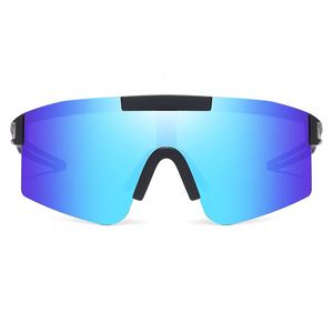Lunettes de soleil polarisées coupe-vent personnalisées avec logo pour hommes, protection UV400, pour la course à pied, le cyclisme, le VTT, monture PC, verres TAC - Product Image 5