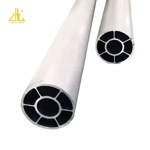 Tubo redondo de aluminio anodizado para rueda, precio por metro, 6082 t6