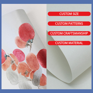 Papier peint brodé de fleurs de prune sur mesure Revêtement <span class=keywords><strong>mural</strong></span> de luxe pour la décoration d'hôtel Salon Fond de mur de télévision Intérieur de la maison - Product Image 3