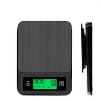 Balance de cuisine numérique 3KG/0.1g avec écran LCD, charge USB, minuteur et thermomètre