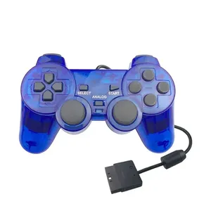 Controlador con Cable Transparente P2 Mix, Control Analógico para <span class=keywords><strong>PS2</strong></span> con Doble Vibración y Joystick - Product Image 6