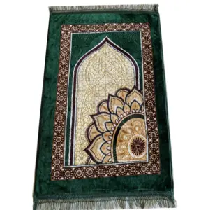 China made pilgrimage carpet Ramadan prayer carpet floor mat factory customized Islamic carpet