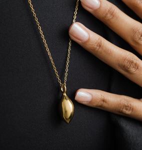 Inspire Plaqué Or Islamique Religieux Bijoux En Acier Inoxydable Palestinien <span class=keywords><strong>Olive</strong></span> Collier Son et Le Sien Couple Cadeau En Gros - Product Image 3